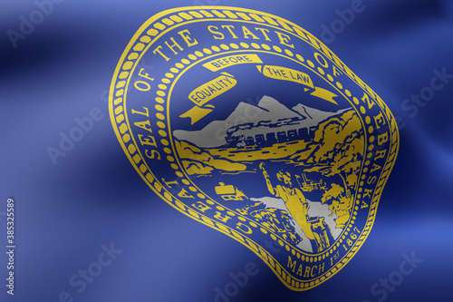 Nebraska State flag photo