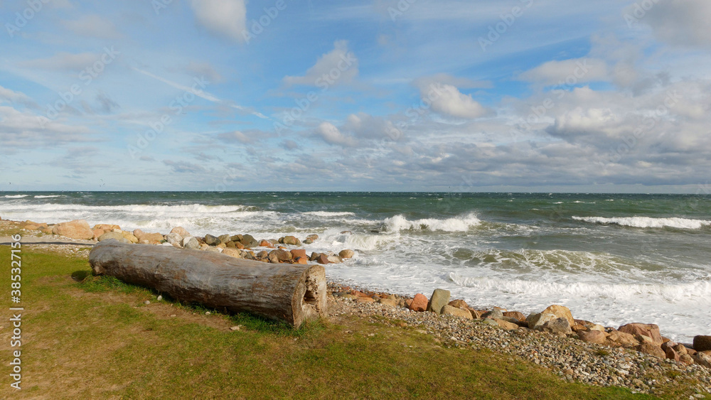 Fototapeta premium Ostseeküste bie Damp