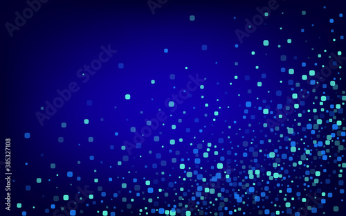 Blue Confetti Decoration Blue Vector Background.  © Natallia