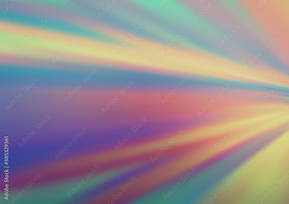 Obraz premium Light Blue, Green vector blurred background.