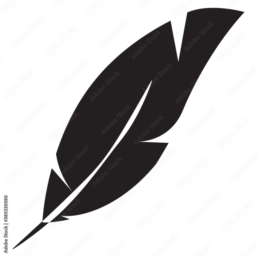 Icon of a feather of a bird depicting exotic feather
Icon of a feather of a bird depicting exotic feather