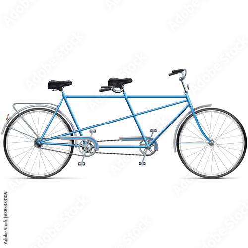 Vector Bicycle Tandem