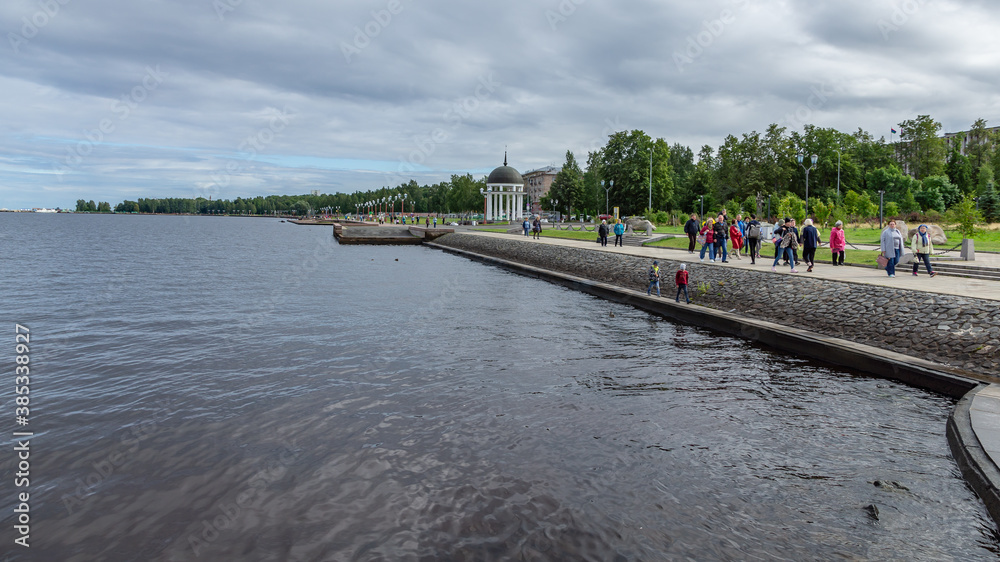 Embankment, Petrozavodsk, Karelia, August 2020