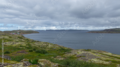 The coast of the Barents sea, Teriberka, August 2020, Russia