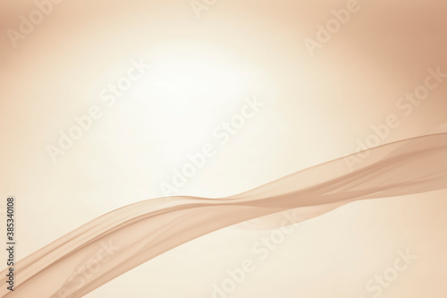 揺れる布、ベージュ