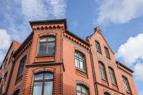 old red brick building