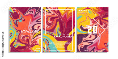 liquid cover abstrac background full color cool coverdesign