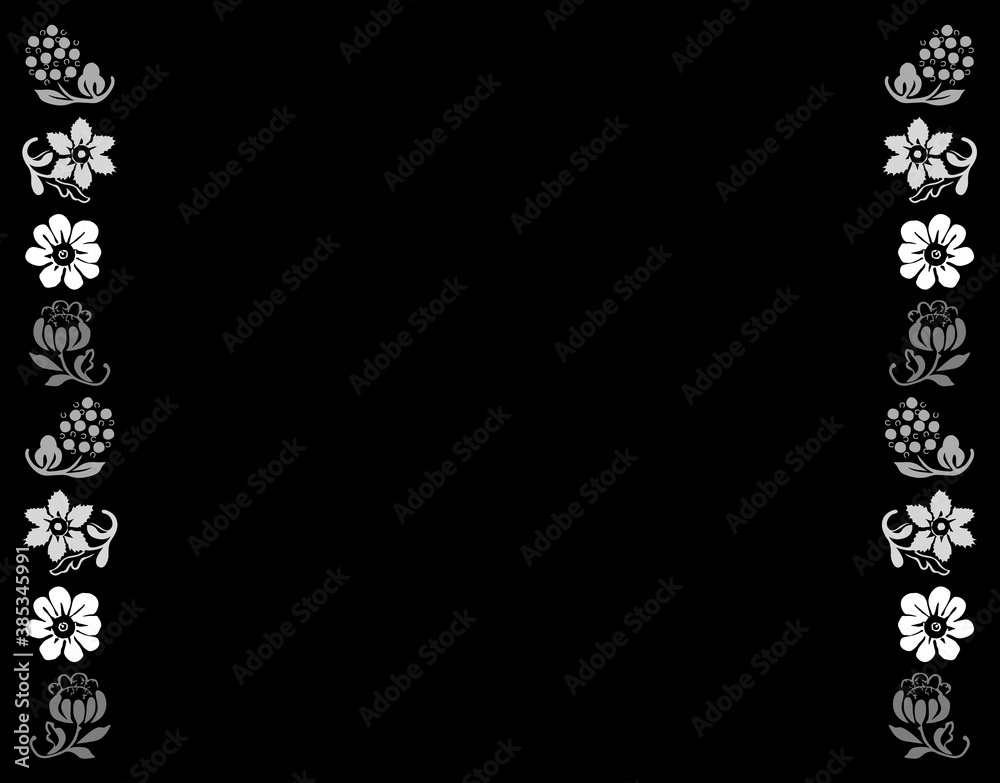 植物模様のパターン