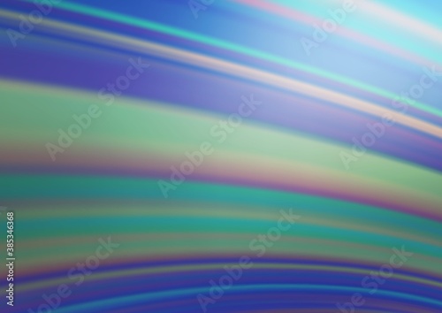 Light BLUE vector blurred bright template.