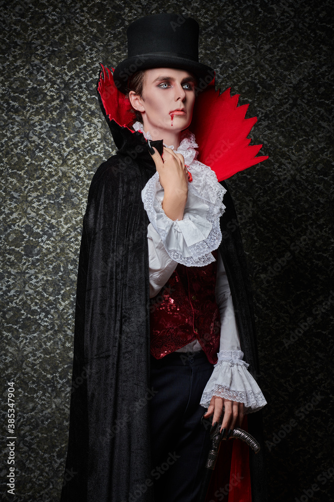 costume of vampire aristocrat Stock Photo | Adobe Stock