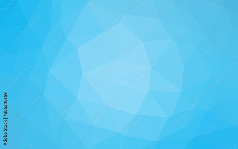 Obraz premium Light BLUE vector polygonal pattern.