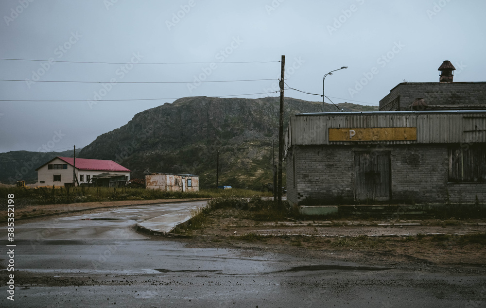 Teriberka Murmansk region north dark mood