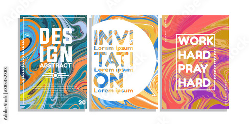 liquid cover abstrac background full color cool coverdesign