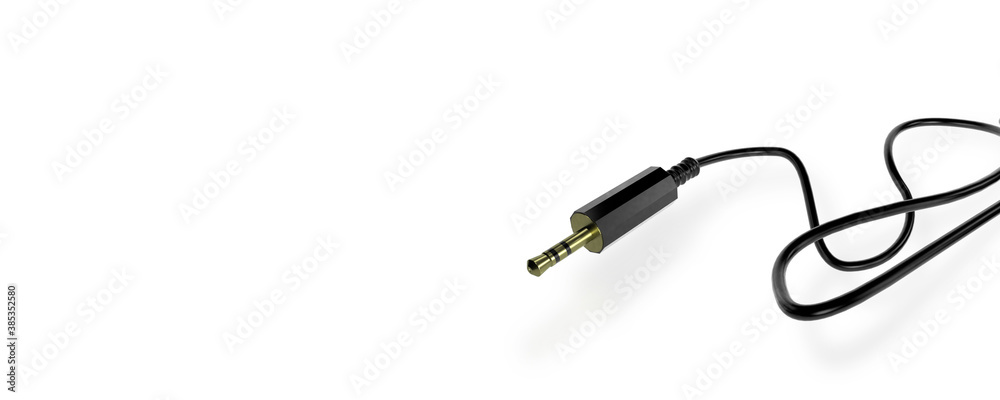 Mini Jack Plug on the white Mini Jack Plug on the white