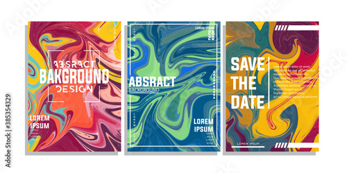 liquid cover abstrac background full color cool coverdesign