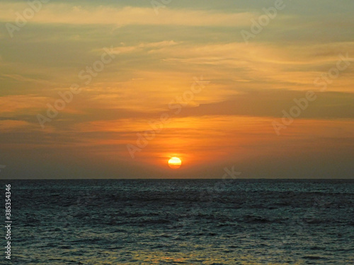 Sunset in Cartagena Colombia