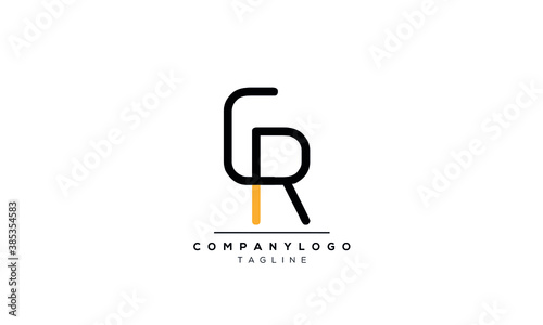 Outstanding professional elegant CR and RC initial based Alphabet icon logo