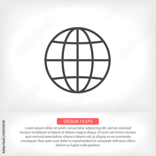 World Vector icon design 10 eps illustration