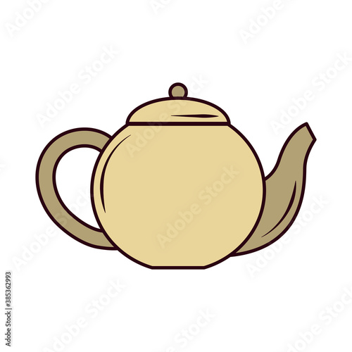 tea, teapot hot beverage fresh line and fill