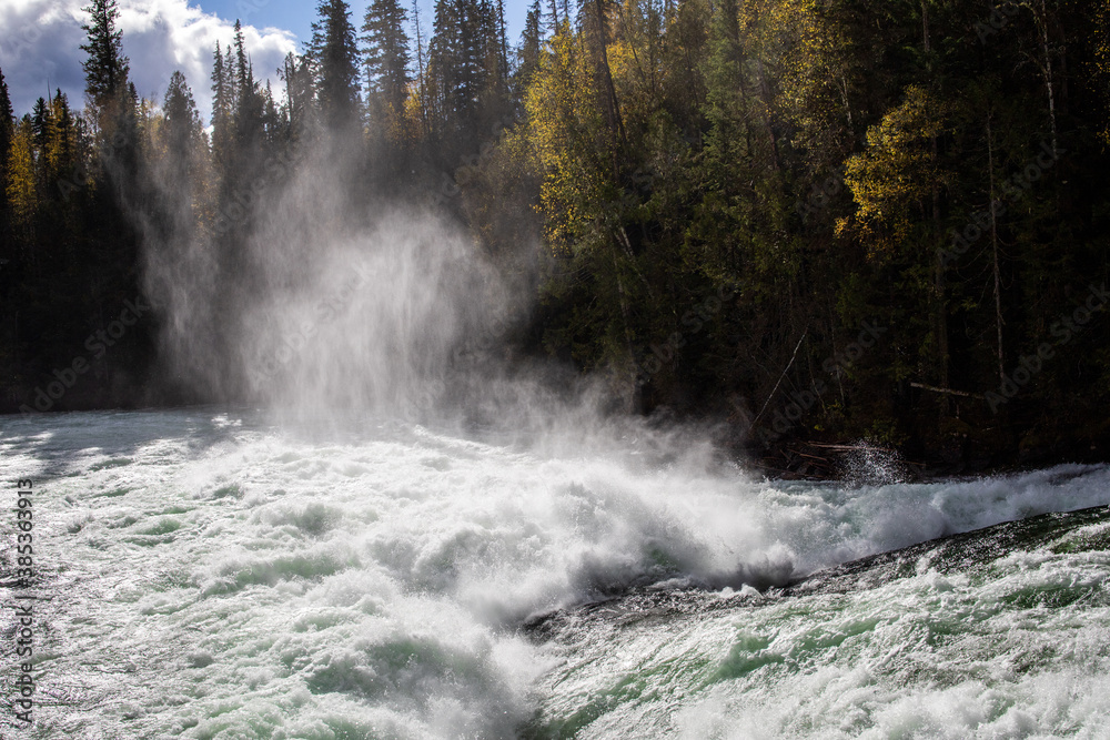 Baileys Chute along Clearwater River