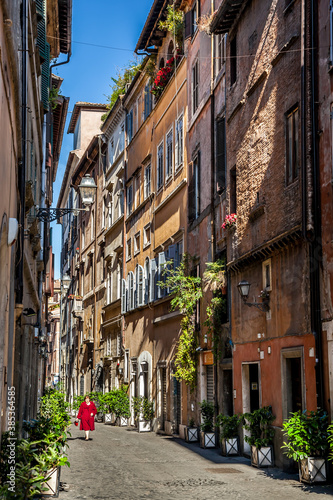 Photography The Coronari street (Via dei Coronari) is a street in the historic center of Rom