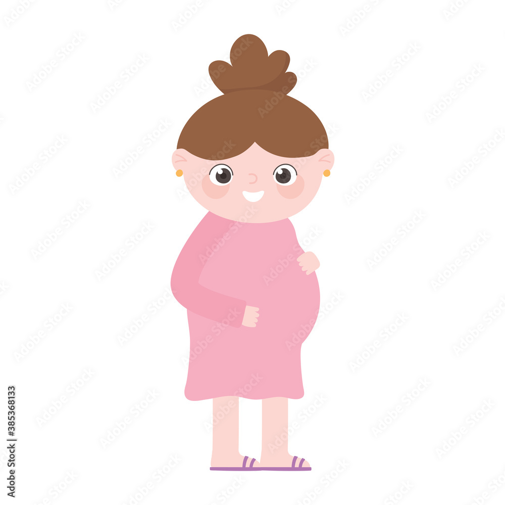 pregnancy and maternity, cute pregnant woman cartoon pregnancy and maternity, cute pregnant woman cartoon