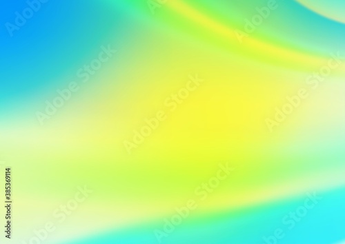 Light Blue, Yellow vector bokeh and colorful pattern.