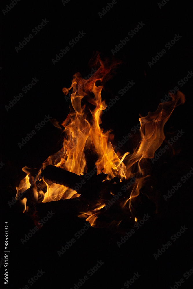 Campfire's flames