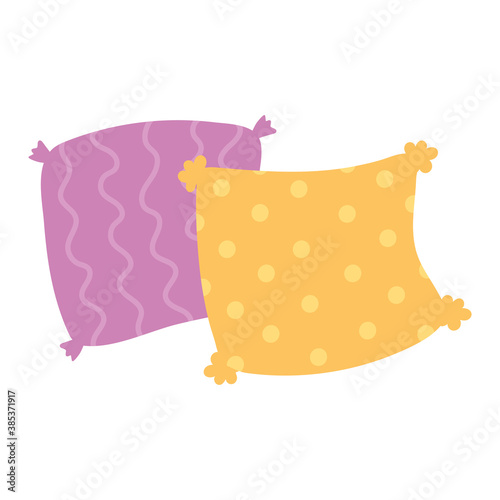 cushions decoration fashion isolated icon style