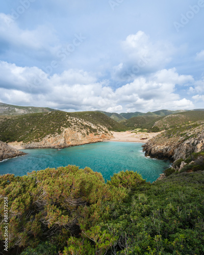 Sardinian coast, Cala Domestica beach