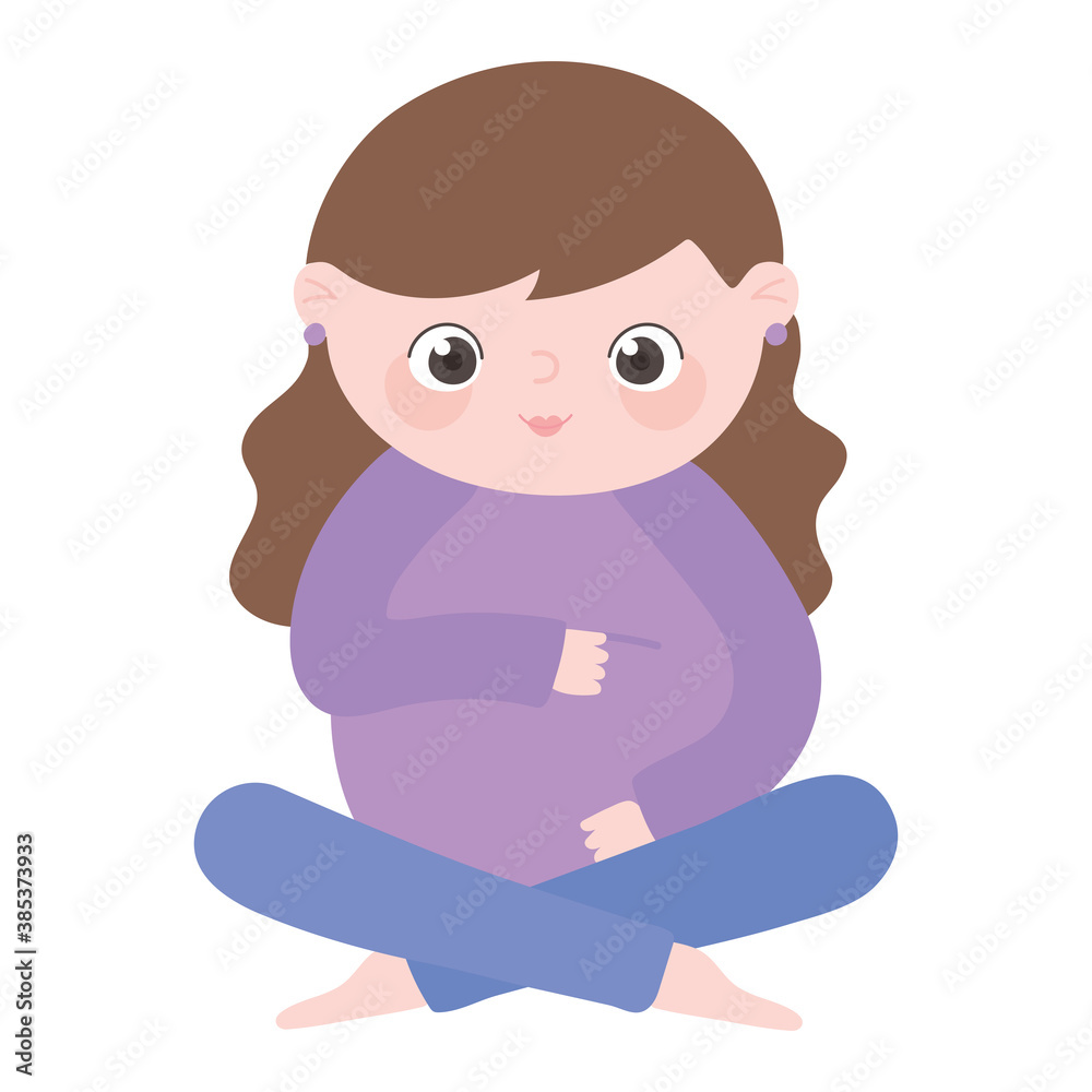 pregnancy and maternity, cute pregnant woman hugs belly cartoon pregnancy and maternity, cute pregnant woman hugs belly cartoon