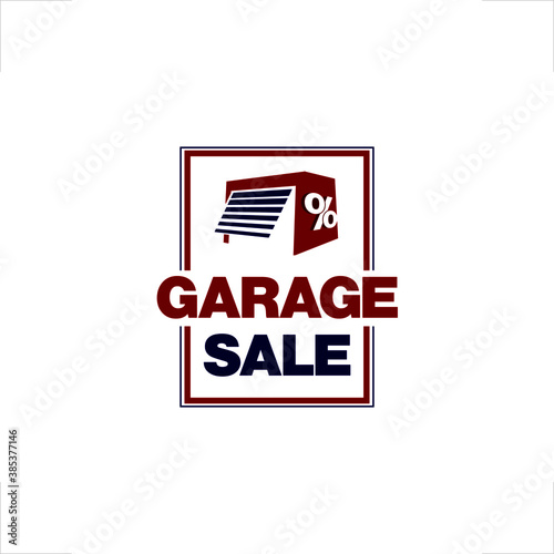Garage Sale sign board design