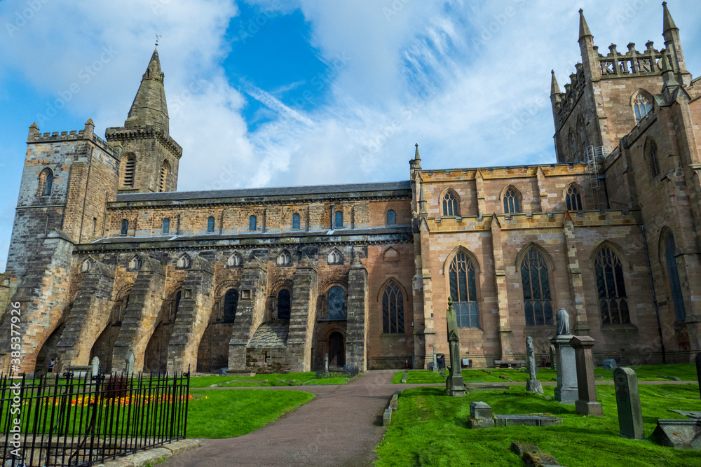 Die historische Abtei Kirche in Dunfermline