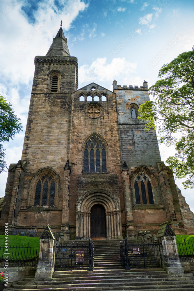 Die historische Abtei Kirche in Dunfermline