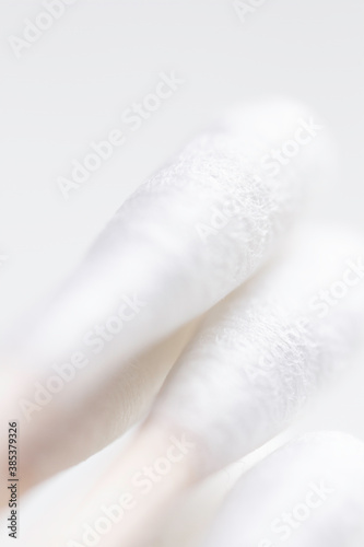 cotton swabs close up