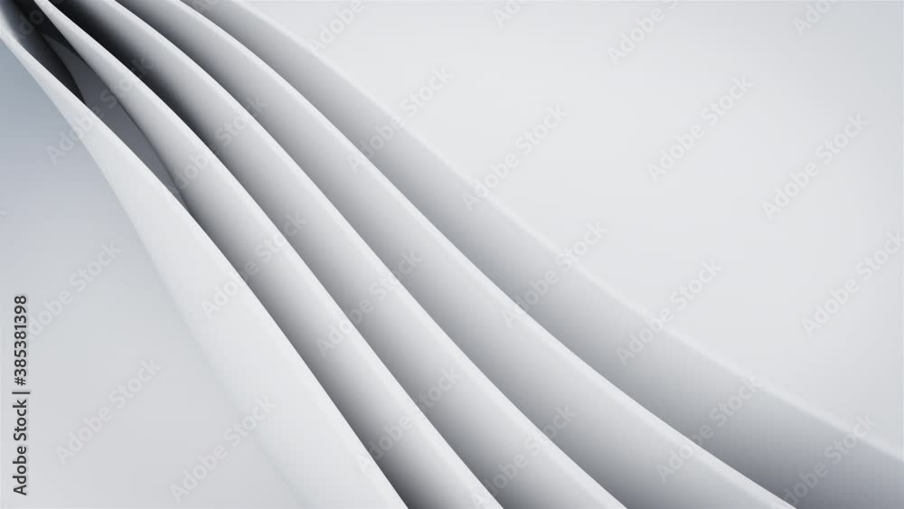 White wave animated background