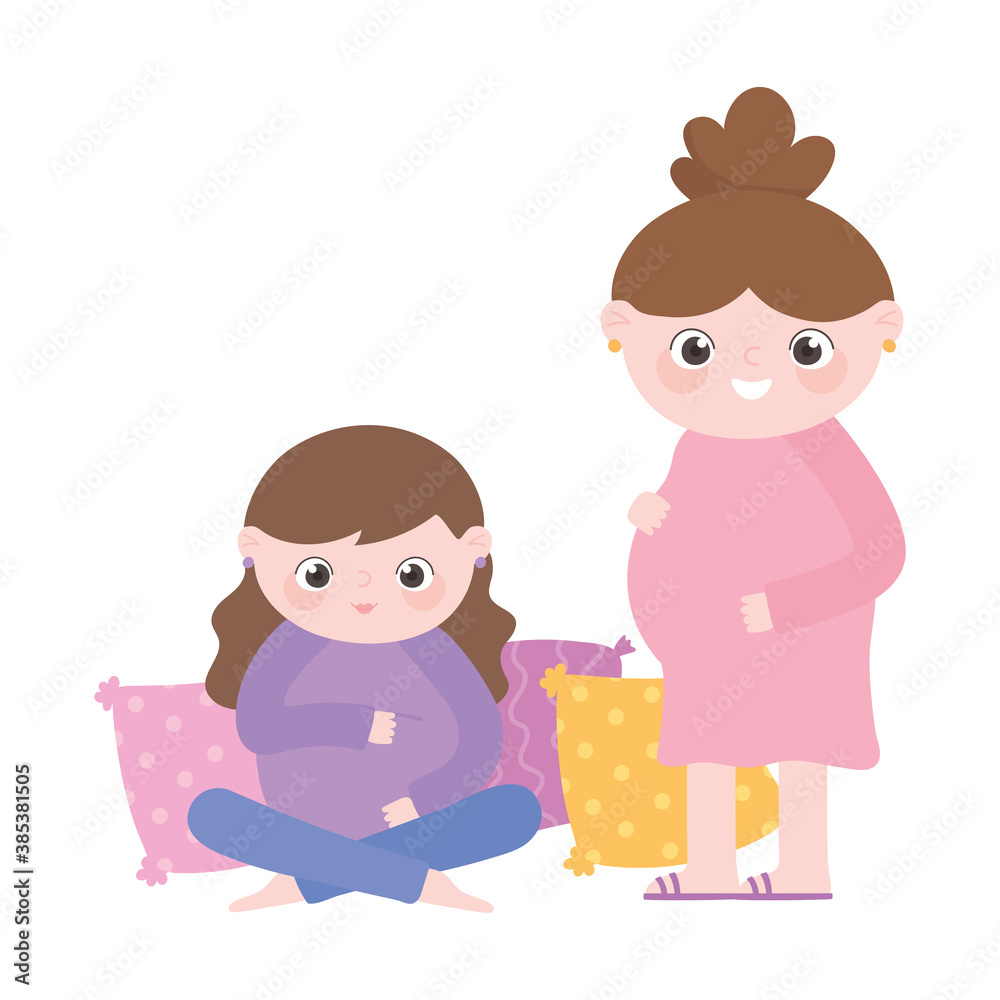 pregnancy and maternity, cute pregnant women cartoon pregnancy and maternity, cute pregnant women cartoon