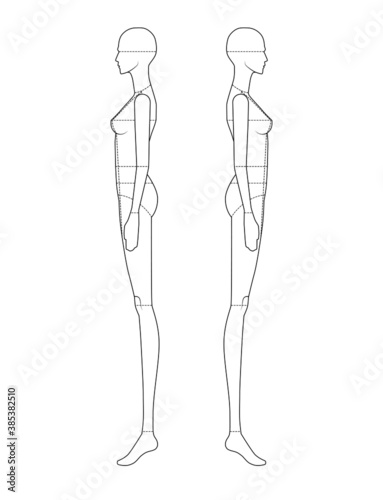 Womens Fashion Figure 9-Heads - Sides