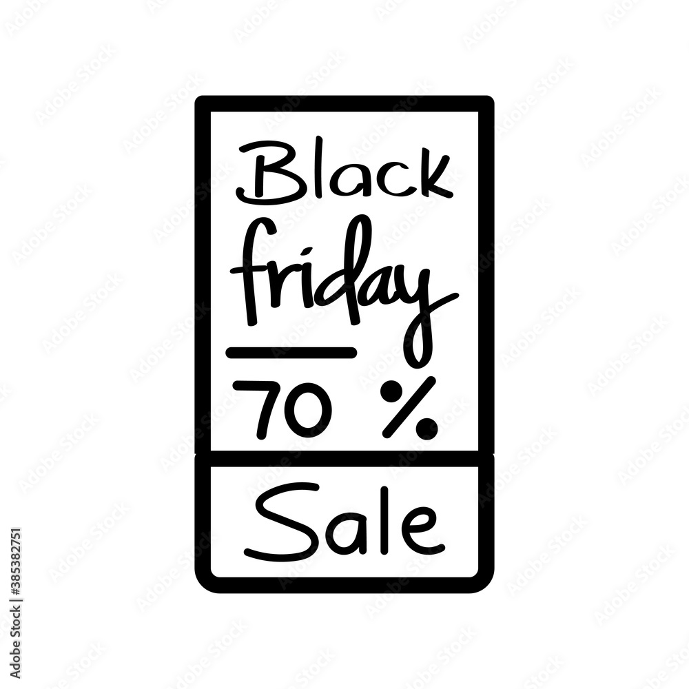 Balck friday discount label. Black friday icon - Vector Balck friday discount label. Black friday icon - Vector