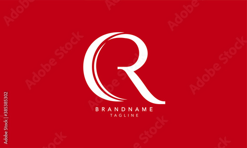 Alphabet letters Initials Monogram logo CR, RC, C and R