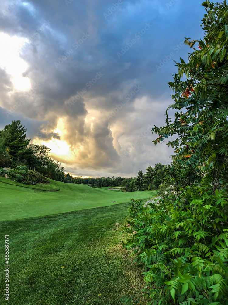 clouds on the course clouds on the course