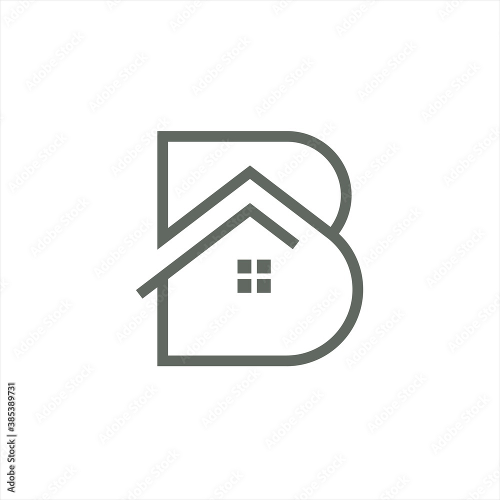 letter B construction logo design vector image , letter b home logo icon , home letter b logo icon letter B construction logo design vector image , letter b home logo icon , home letter b logo icon