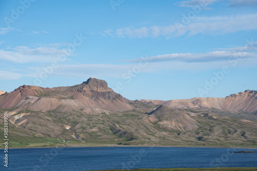 Beautiful landscape of Borgarfjordur Eystri in Iceland