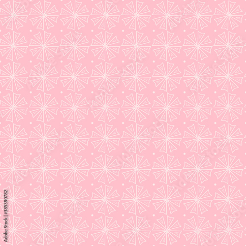 pink seamless pattern with flowers