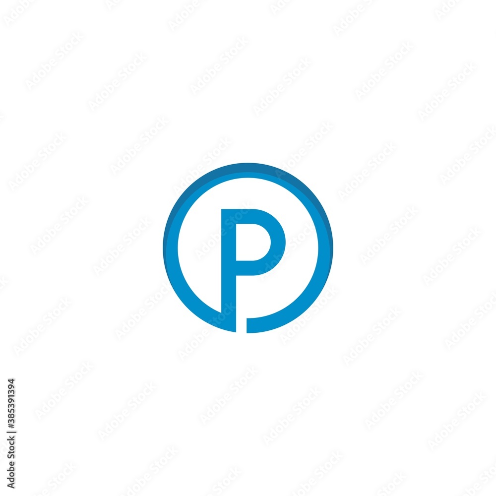 P letter logo template logo vector icon illustration P letter logo template logo vector icon illustration