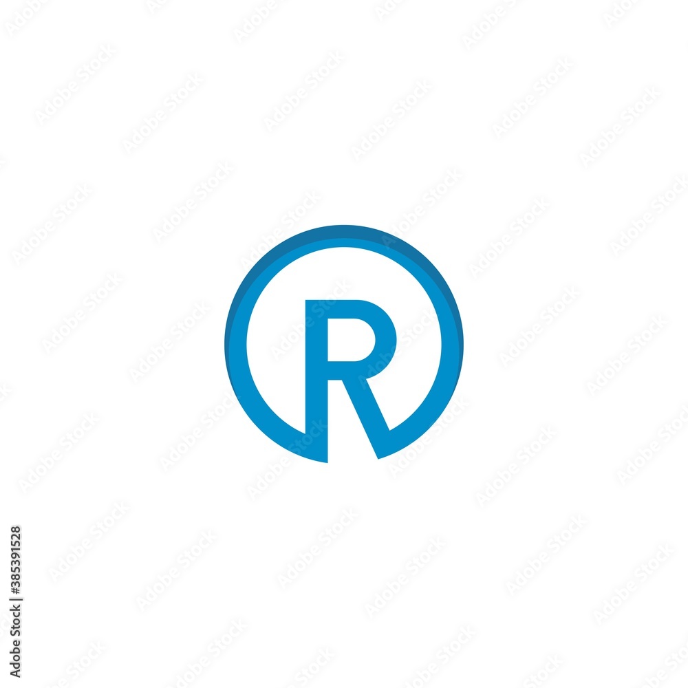 R letter logo template logo vector icon illustration R letter logo template logo vector icon illustration