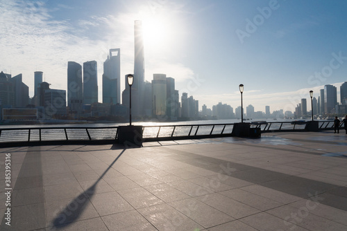 ShangHai city skyline at sunrise