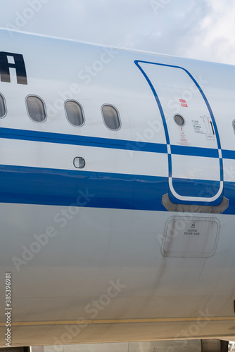 passenger airplane window