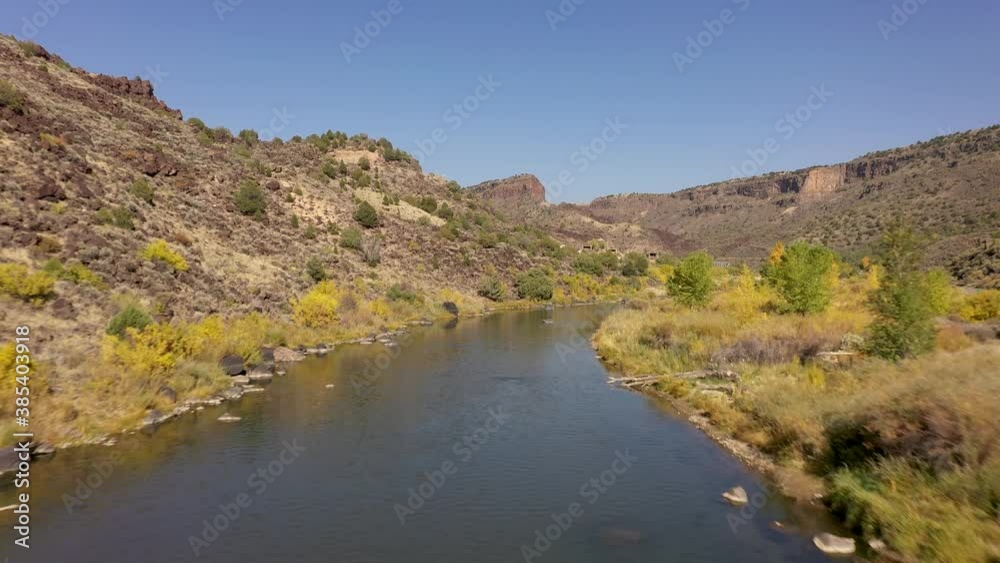 River Gorge Fly By 4K drone video River Gorge Fly By 4K drone video