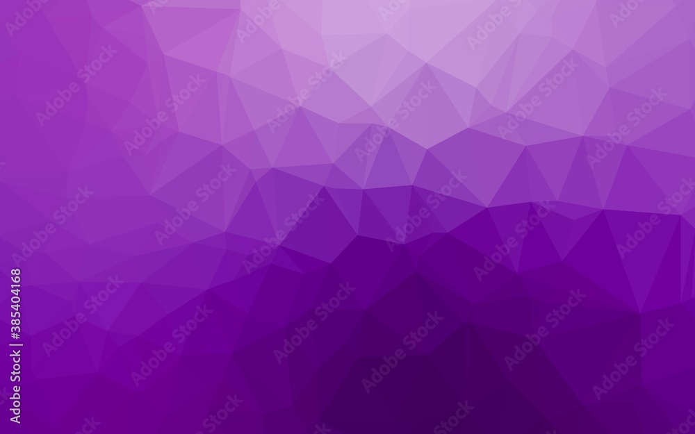 Light Purple vector shining triangular template. Light Purple vector shining triangular template.